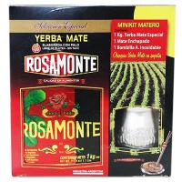 Подарочный набор Rosamonte (мате, калабаc, бомбилья, мате в пакетиках) от DonMate.ru