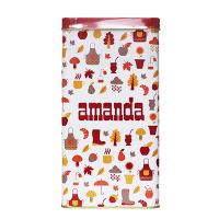 Банка-йербера Amanda красная + мате Amanda Tradicional 500g от DonMate.ru