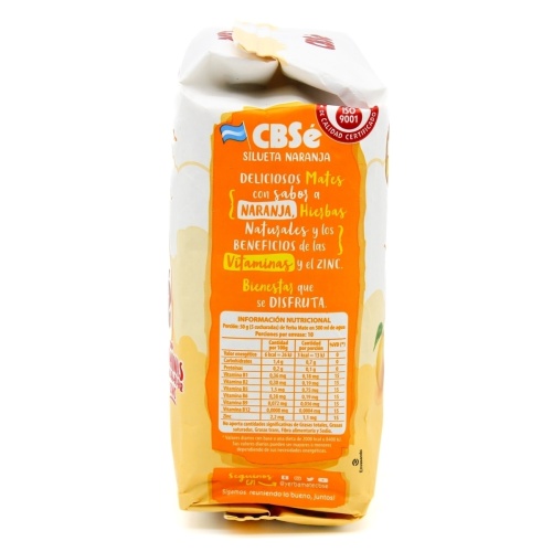 картинка Мате CBSe Silueta Naranja 500g  от DonMate.ru