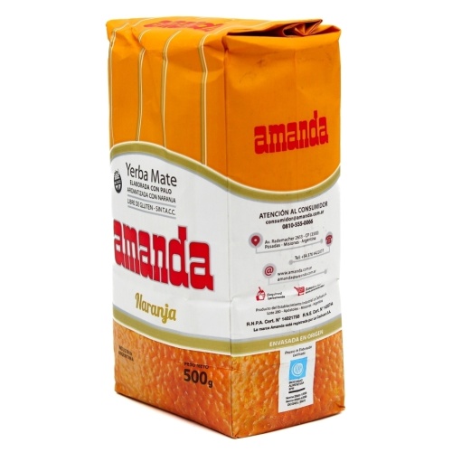 картинка Мате Amanda Naranja 500g  от DonMate.ru