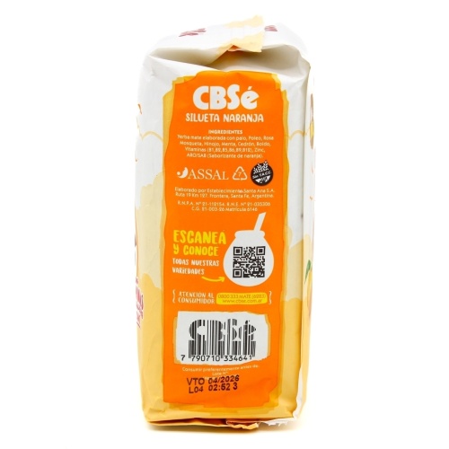 картинка Мате CBSe Silueta Naranja 500g  от DonMate.ru