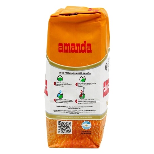 картинка Мате Amanda Naranja 500g  от DonMate.ru